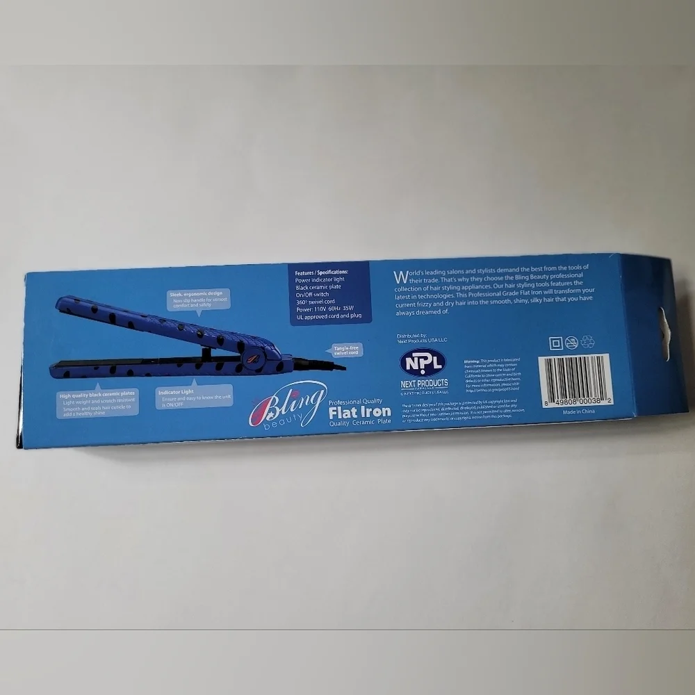 Blue Flat Iron